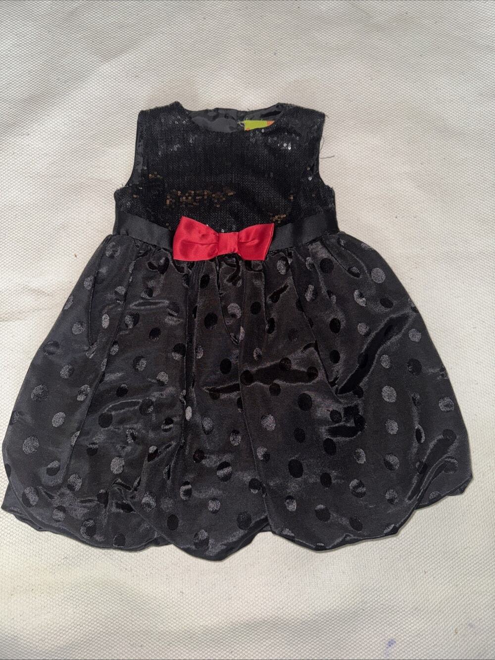 Penelope Black Sequence 24 Month holiday Girls Party Dress￼